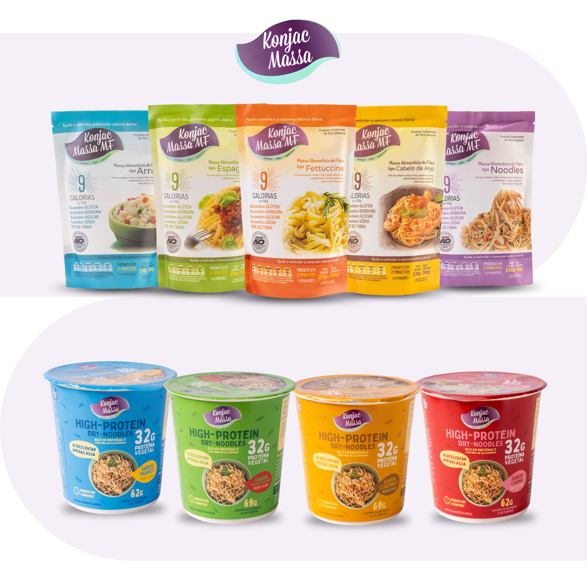 Kit Favoritos Konjac Massa
