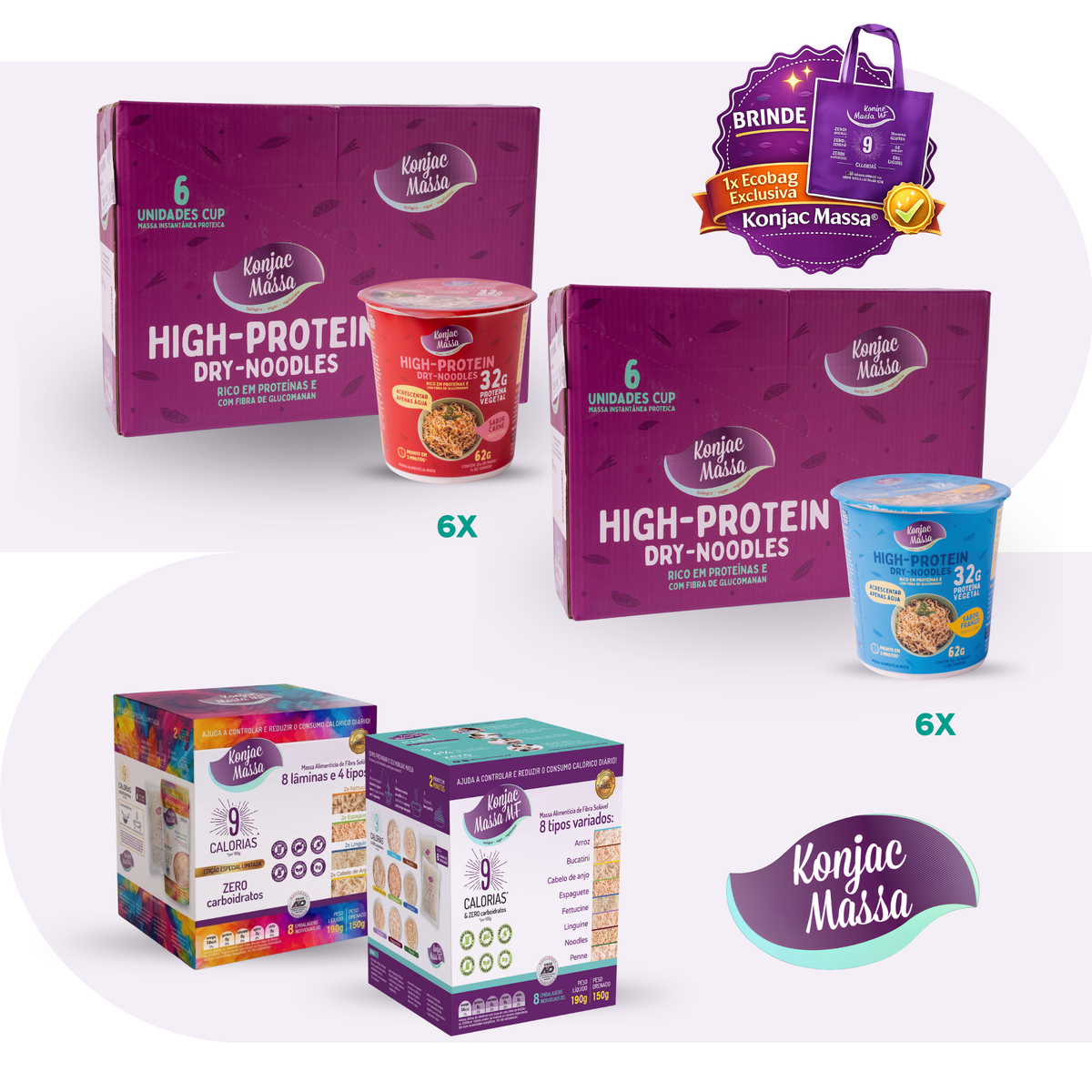 Kit Low Carb e Proteico Para o Mês