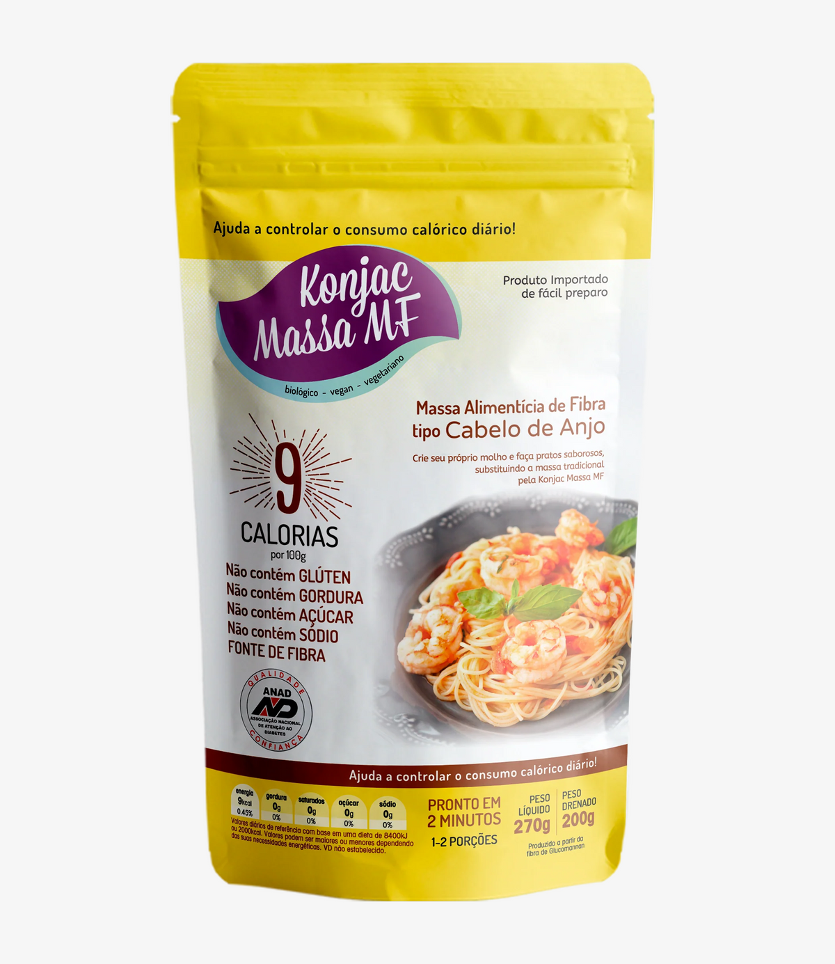 Cabelo de Anjo Konjac Massa MF Cetogênico