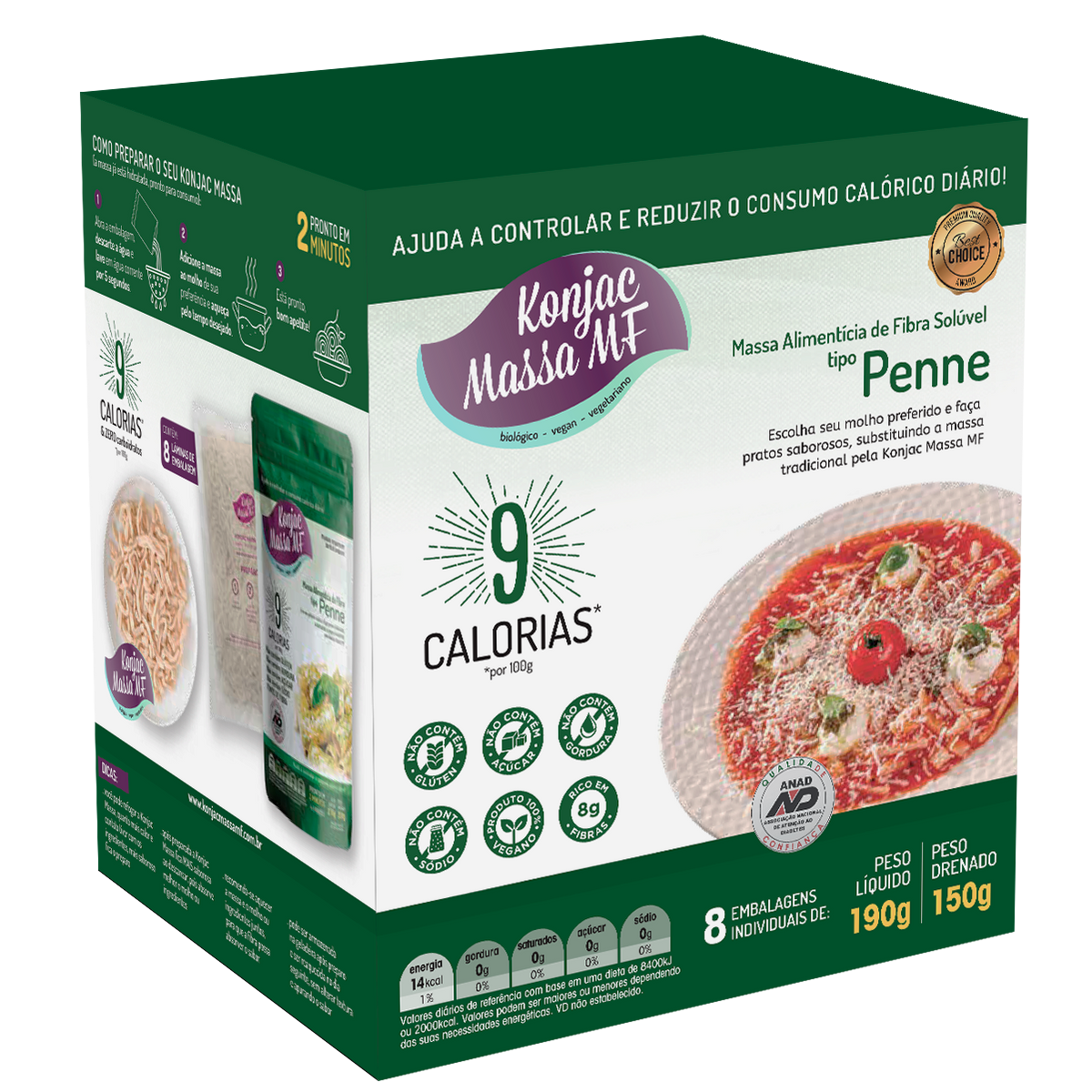 Konjac Massa® Box - Penne