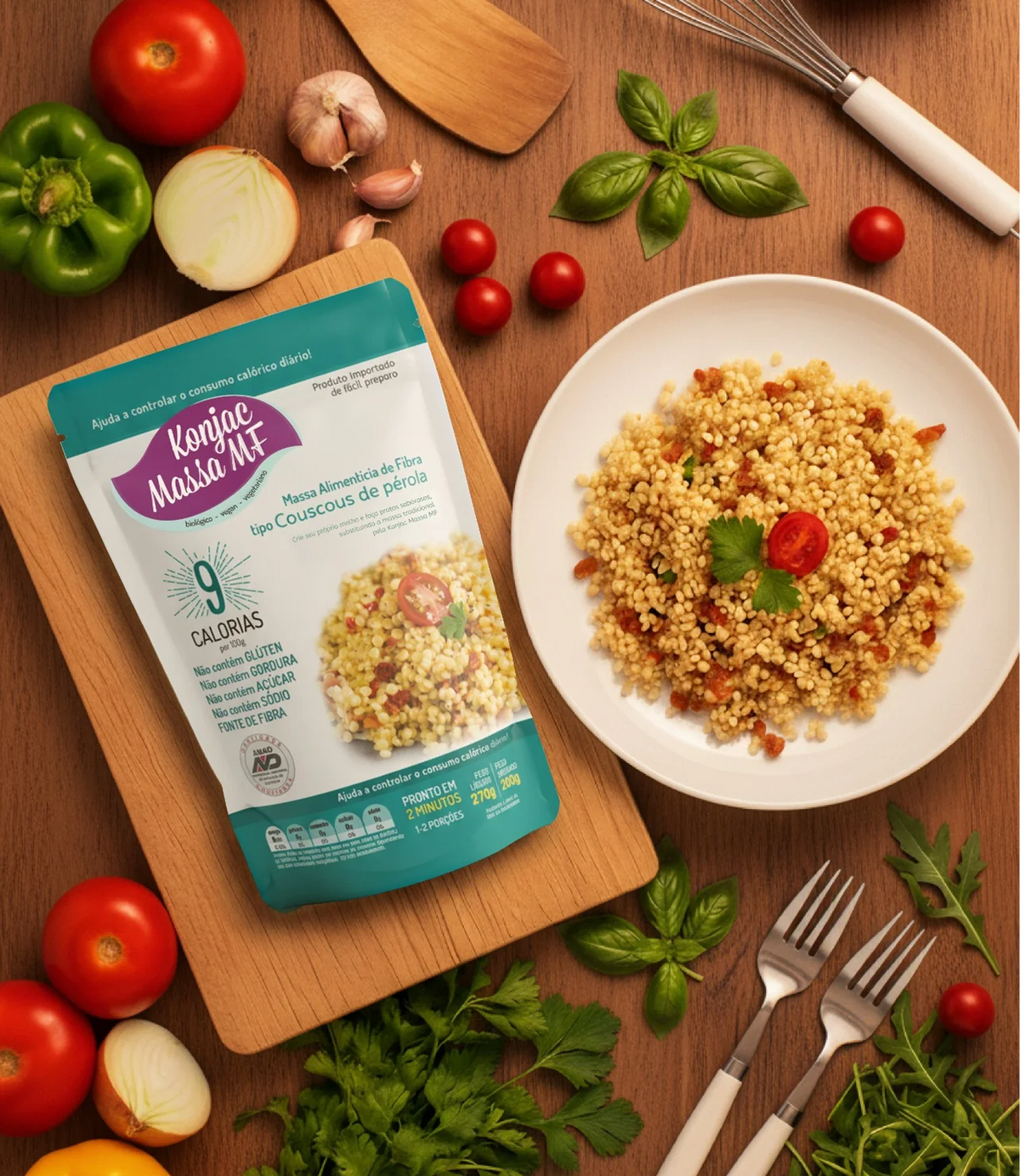 Konjac Massa® Tipo Couscous de Pérola