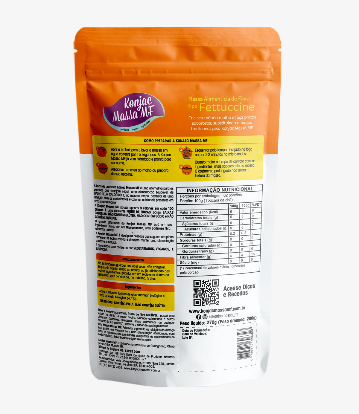 Konjac Massa® Tipo Fettuccine