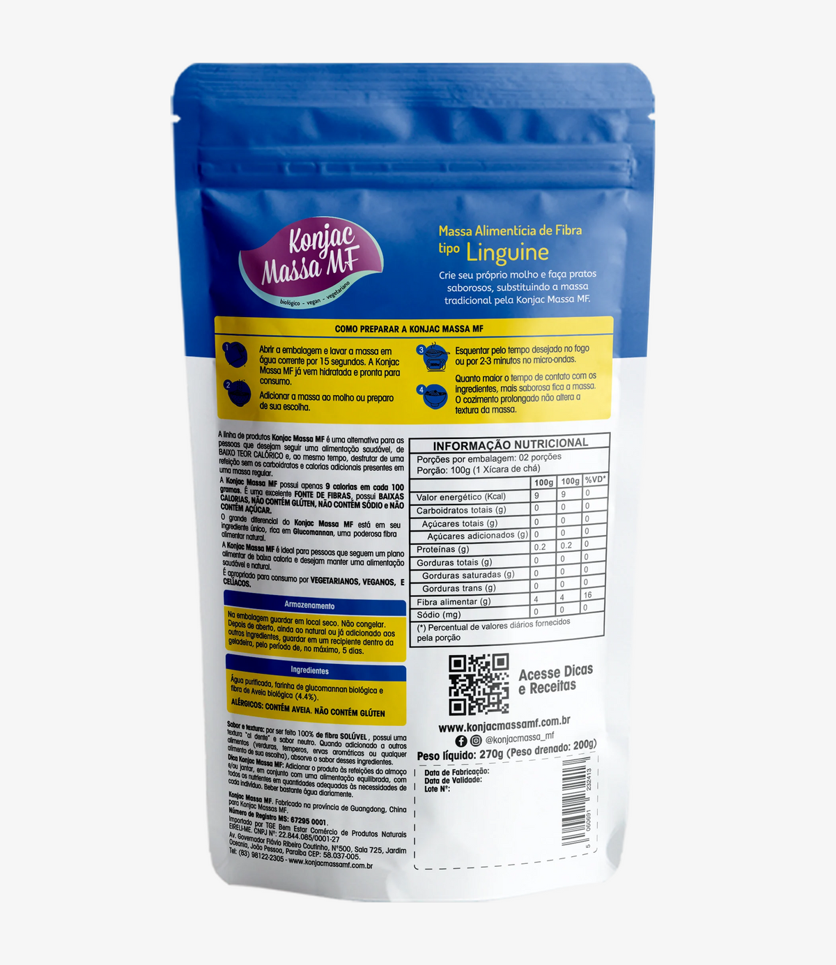 Konjac Massa® Tipo Linguine