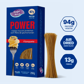 Espaguete Power 94g de proteína vegetal