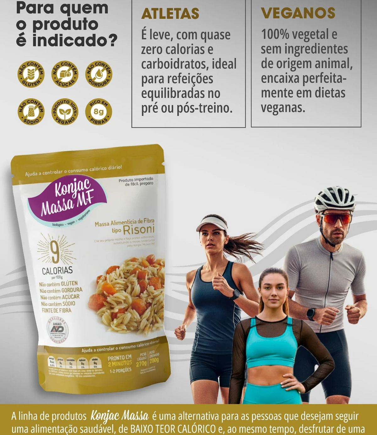 Konjac Massa® Tipo Risoni