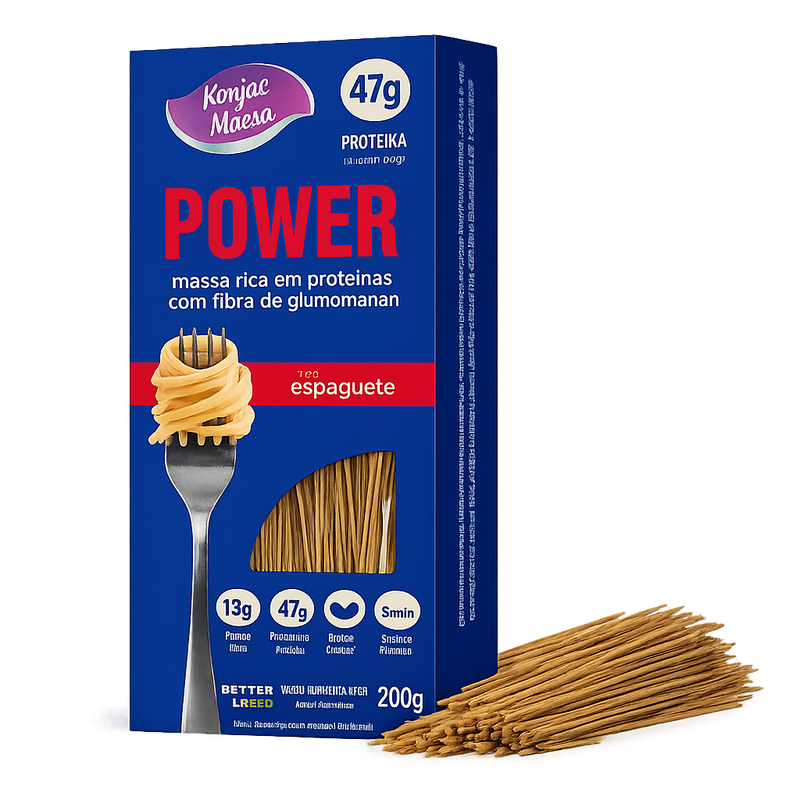 Espaguete Power 94g de proteína vegetal